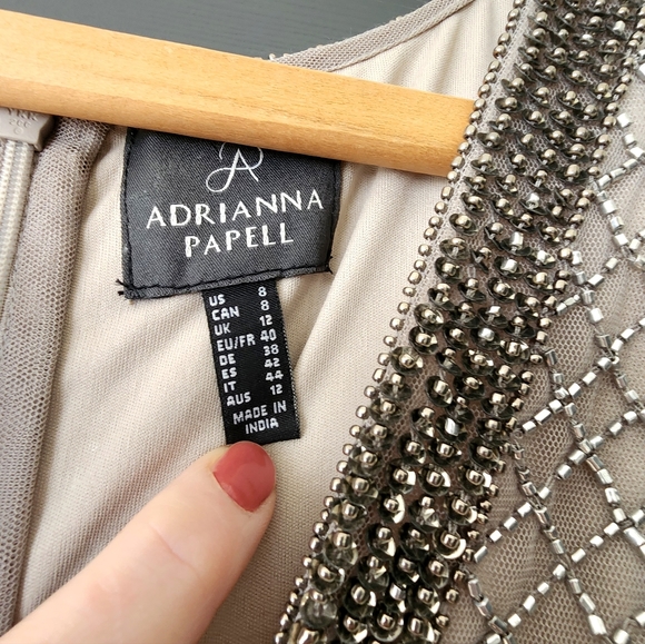 Adrianna Papell beaded gown - Picture 9 of 10